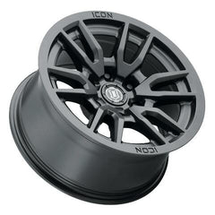 ICON Alloys 2417859447SB Vector 6 Satin Black - 17 X 8.5 / 6 X 120 / 0mm / 4.75 bs