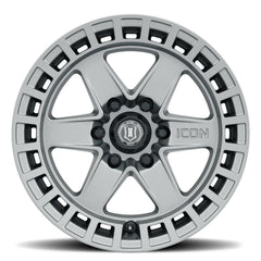 ICON Alloys 3417858347TT Raider Titanium - 17 X 8.5 / 6 X 5.5 / 0 mm / 4.75 bs
