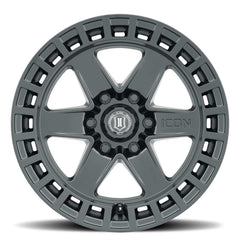 ICON Alloys 3417859447SB Raider Satin Black - 17 X 8.5 / 6 X 120 / 0 mm / 4.75 bs