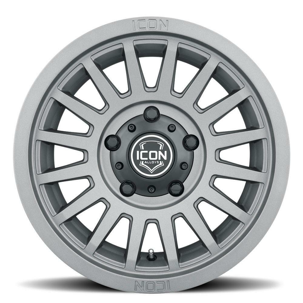 ICON Alloys 3617856547CH Recon Slx Charcoal 17 X 8.5 / 5 X 4.5 / 0mm / 4.75 in. Bs