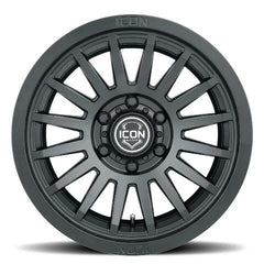 ICON Alloys 3617858547SB Recon Slx Sat Blk 17 X 8.5 / 5 X 5.5 / 0mm / 4.75 in. Bs