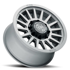 ICON Alloys 3618908055CH Recon SLX Charcoal - 18 X 9 / 8 X 6.5 / 12MM / 5.5 in. BS