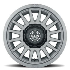 ICON Alloys 3618908055CH Recon SLX Charcoal - 18 X 9 / 8 X 6.5 / 12MM / 5.5 in. BS
