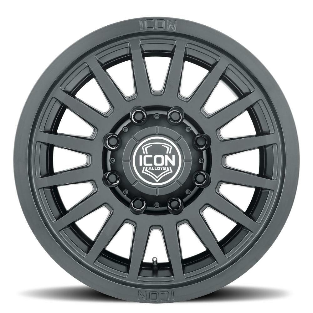ICON Alloys 3618908055SB Recon SLX Satin Black - 18 X 9 / 8 X 6.5 / 12MM / 5.5 in. BS