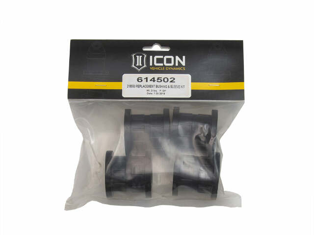ICON Vehicle Dynamics 614502 218550 Replacement Bushing and Sleeve Kit