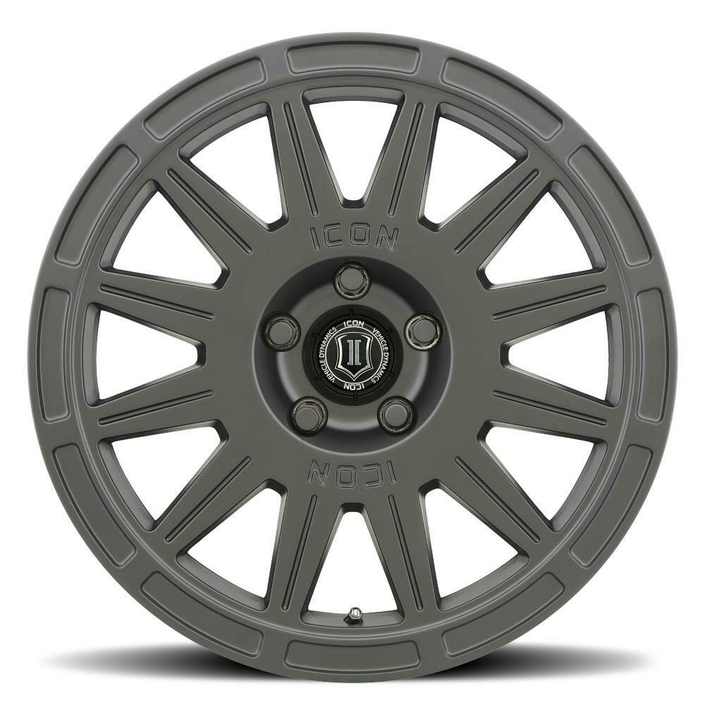 ICON Alloys 7017806560SB Ricochet Sat Black  - 17 X 8 / 5 X 4.5 / 38 mm / 6 bs