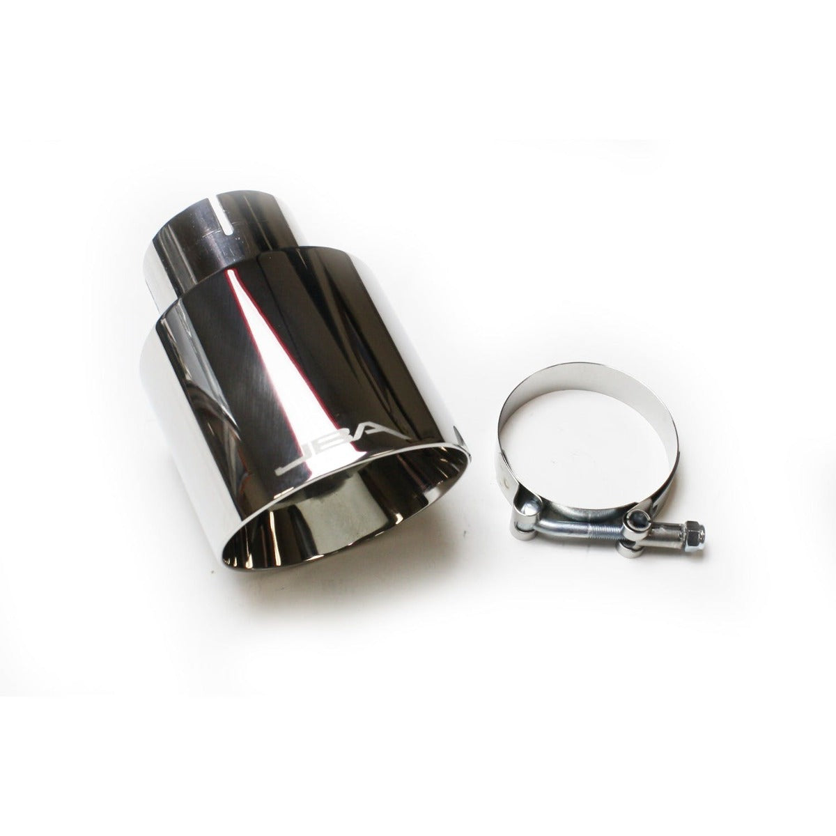 JBA Performance Exhaust 12-08257 2.5? x 4? x 5 3/4 inch? Double Wall Polished S/S Chrome Tip