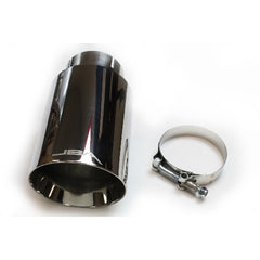 JBA Performance Exhaust 12-08282 2.5? x 4.5? x 8 1/4? Double Wall Polished S/S Chrome Tip