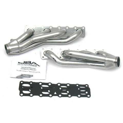JBA Performance Exhaust 1400SJS 1400SJS 1 5/8 inch Shorty Stainless Steel 04-12 Nissan Titan