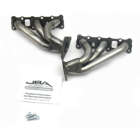 JBA Performance Exhaust 1410S 1410S 1 5/8 inch Shorty Stainless Steel 05-12 Frontier 4.0L
