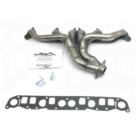JBA Performance Exhaust 1526S 1526S 1 1/2 inch Shorty Stainless Steel 91-99 Jeep Wrangler/