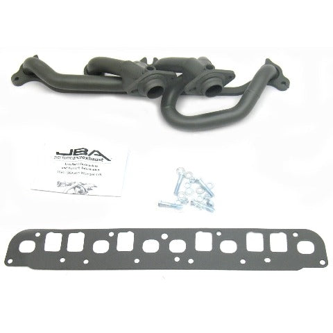 JBA Performance Exhaust 1527SJT 1527SJT 1 1/2 inch Shorty Stainless Steel 00-06 Jeep Wrangle