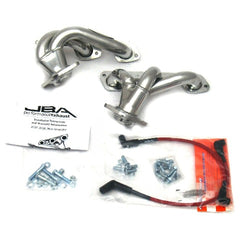 JBA Performance Exhaust 1528SJS 1528SJS 1 1/2 inch Shorty Stainless Steel 07-11 Jeep 3.8L Si