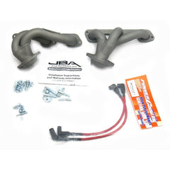 JBA Performance Exhaust 1528SJT 1528SJT 1 1/2 inch Shorty Stainless Steel 07-11 Jeep 3.8L Ti