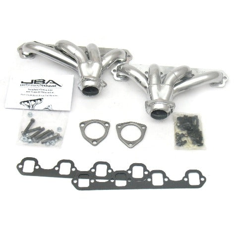 JBA Performance Exhaust 1615SJS 1615SJS 1 1/2 inch Shorty Stainless Steel Small Block Ford B