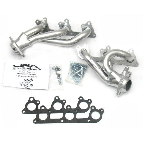 JBA Performance Exhaust 1617SJS 1617SJS 1 1/2 inch Shorty Stainless Steel 05-10 Mustang V6 S