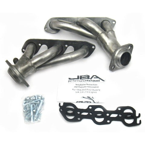 JBA Performance Exhaust 1619S-1 1619S-1 1 1/2 inch Shorty Stainless Steel 99-04 Mustang 3.8L