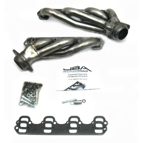 JBA Performance Exhaust 1624S-4 1624S-4 1 5/8 inch Shorty Stainless Steel 94-95 Mustang 5.0L