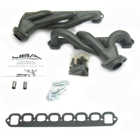 JBA Performance Exhaust 1627SJT 1627SJT 1 1/2 inch Shorty Stainless Steel 87-95 Ford Truck 5