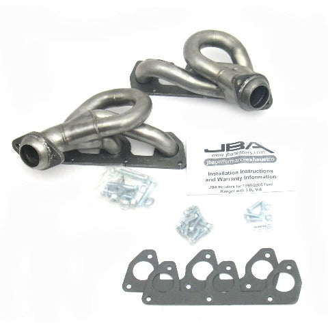 JBA Performance Exhaust 1647S-1 1647S-1 1 1/2 inch Shorty Stainless Steel 02-09 Ford Ranger
