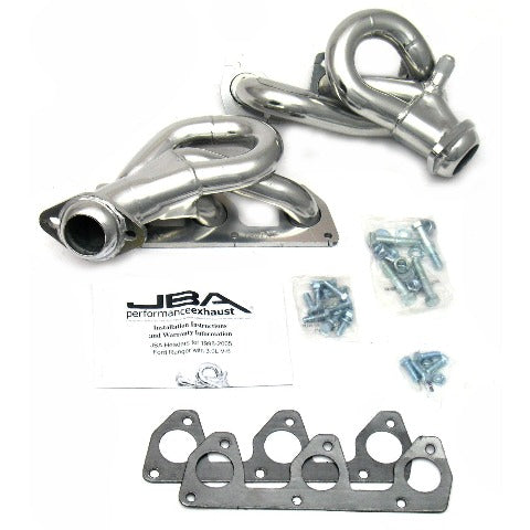 JBA Performance Exhaust 1647SJS 1647SJS 1 1/2 inch Shorty Stainless Steel 98-01 Ford Ranger