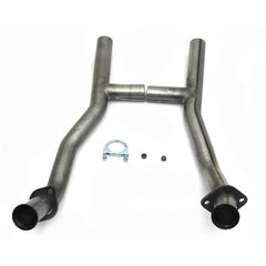 JBA Performance Exhaust 1652SH 1652SH 2.5 inch Stainless Steel Mid-Pipe H-Pipe for 1650, 28