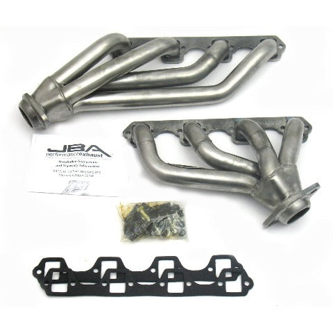JBA Performance Exhaust 1653S 1653S 1 5/8 inch Shorty Stainless Steel 65-73 Mustang 351W