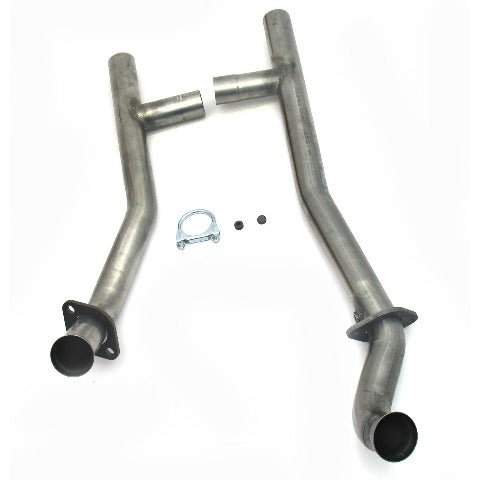 JBA Performance Exhaust 1653SH 1653SH 2.5 inch Stainless Steel Mid-Pipe H-Pipe for 1653, 35