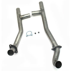 JBA Performance Exhaust 1653SH 1653SH 2.5 inch Stainless Steel Mid-Pipe H-Pipe for 1653, 35