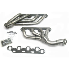 JBA Performance Exhaust 1655S 1655S 1 5/8 inch Shorty Stainless Steel 65-73 Mustang 351W C