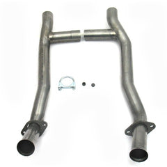JBA Performance Exhaust 1656SH 1656SH 2.5 inch Stainless Steel Mid-Pipe H-Pipe for 1655, 35