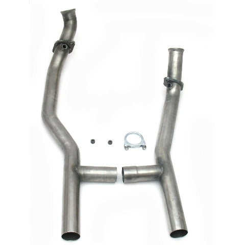 JBA Performance Exhaust 1657SH 1657SH 2.5 inch Stainless Steel Mid-Pipe H-Pipe for 1653, 35