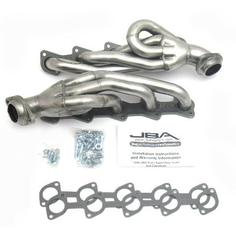 JBA Performance Exhaust 1669S 1669S 1 1/2 inch Shorty Stainless Steel 99-04 Ford Truck/Exc