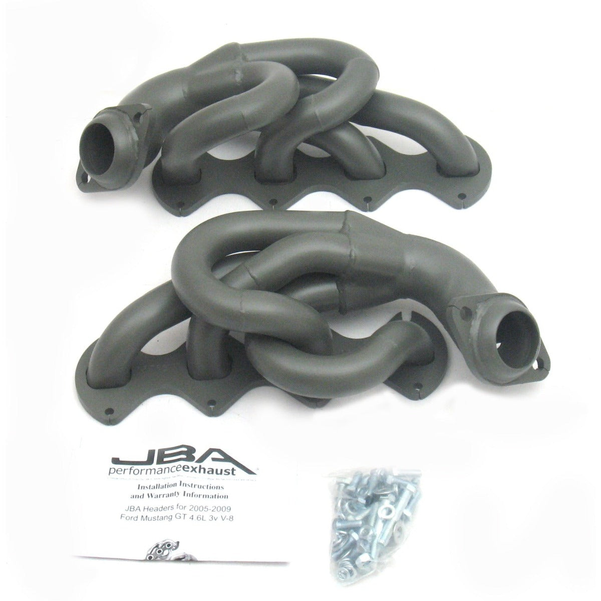 JBA Performance Exhaust 1675SJT 1675SJT 1 5/8 inch Shorty Stainless Steel 05-10 Mustang 4.6L