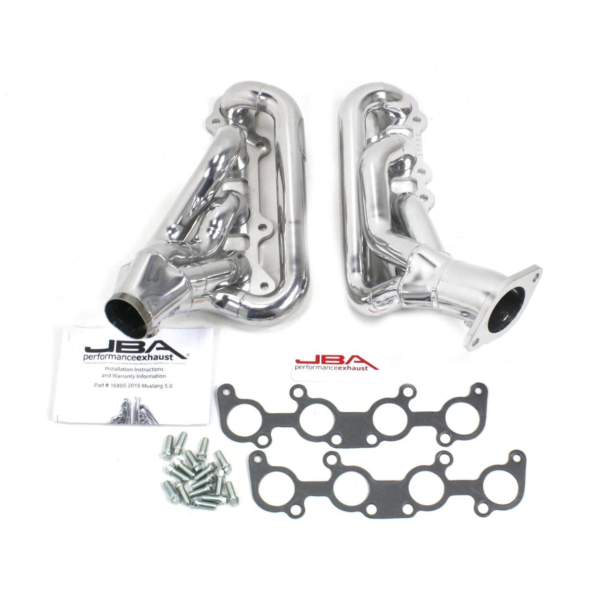 JBA Performance Exhaust 1689SJS 2015 Mustang 5.0L Sil Cer