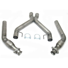 JBA Performance Exhaust 1796SXC 1796SXC 3 inch Stainless Steel Mid-Pipe 07-10 GT500 X-Pipe w