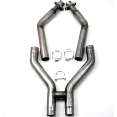 JBA Performance Exhaust 1798SH 1798SH 3 inch Stainless Steel Mid-Pipe 2011-13 GT-500 H-Pipe