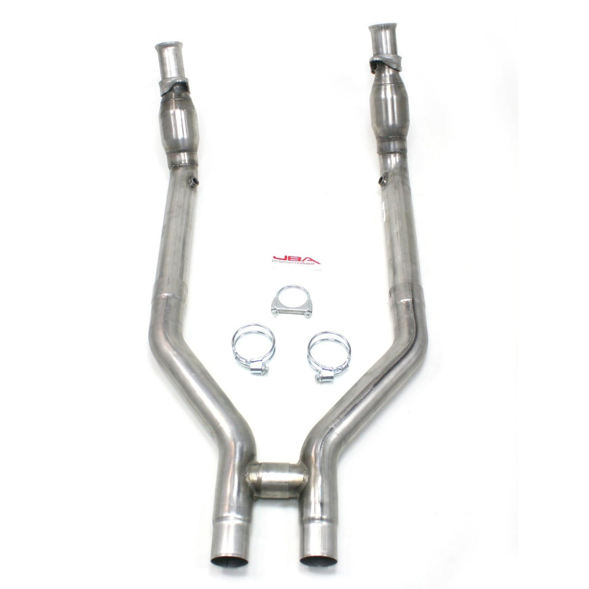 JBA Performance Exhaust 1798SHC 1798SHC 3 inch Stainless Steel Mid-Pipe 11-13 GT-500 H-Pipe