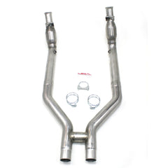 JBA Performance Exhaust 1798SHC 1798SHC 3 inch Stainless Steel Mid-Pipe 11-13 GT-500 H-Pipe