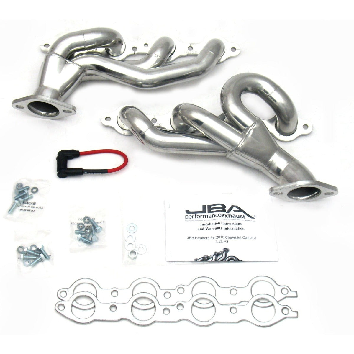 JBA Performance Exhaust 1812SJS 1812SJS 1 3/4 inch Shorty Stainless Steel 2010-13 Camaro SS
