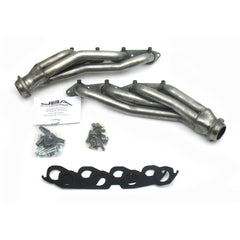 JBA Performance Exhaust 1822S-2 1822S-2 1 3/4 inch Shorty Stainless Steel 88-93 GM Truck 2 W