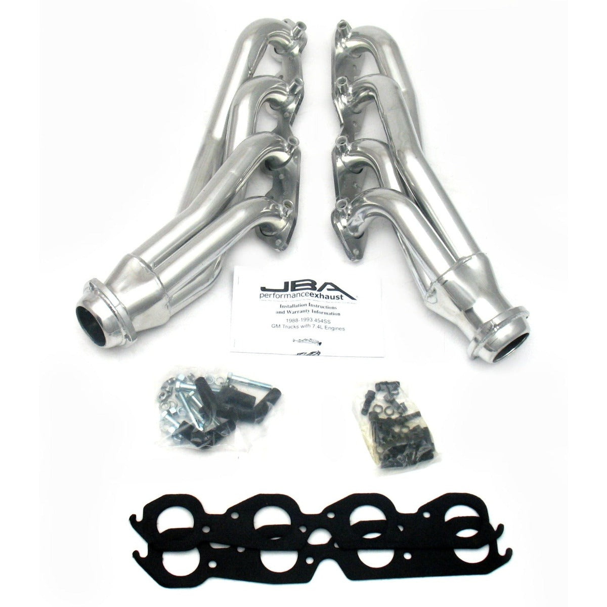 JBA Performance Exhaust 1822S-2JS 1822S-2JS 1 3/4 inch Shorty Stainless Steel 88-93 GM Truck 2