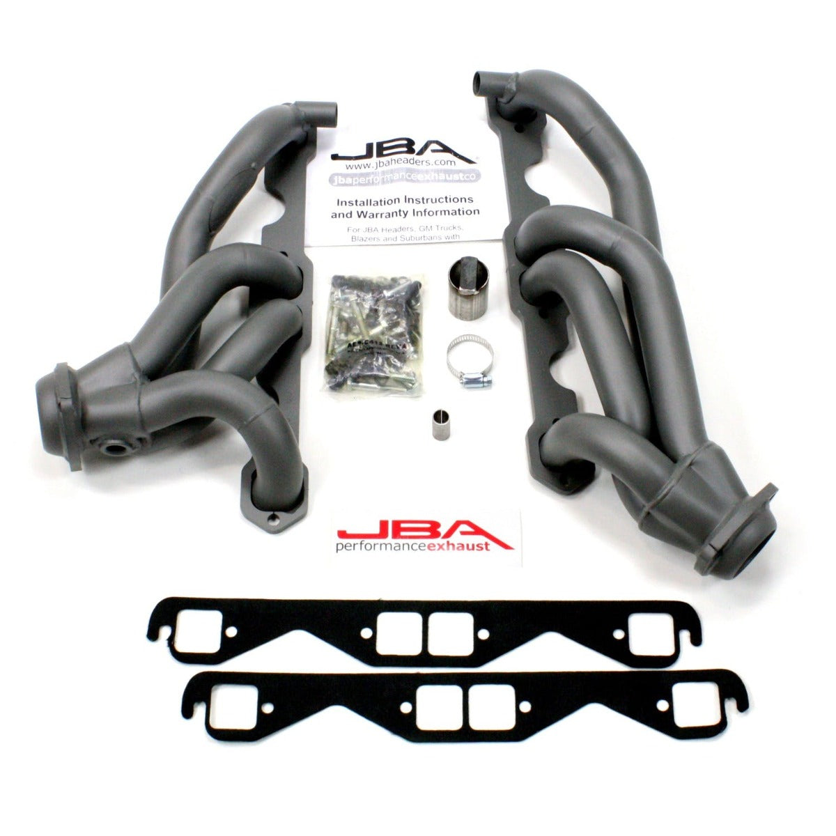 JBA Performance Exhaust 1830S-5JT 1830S-5JT 1 5/8 inch Shorty Stainless Steel 87-91 Suburban/B