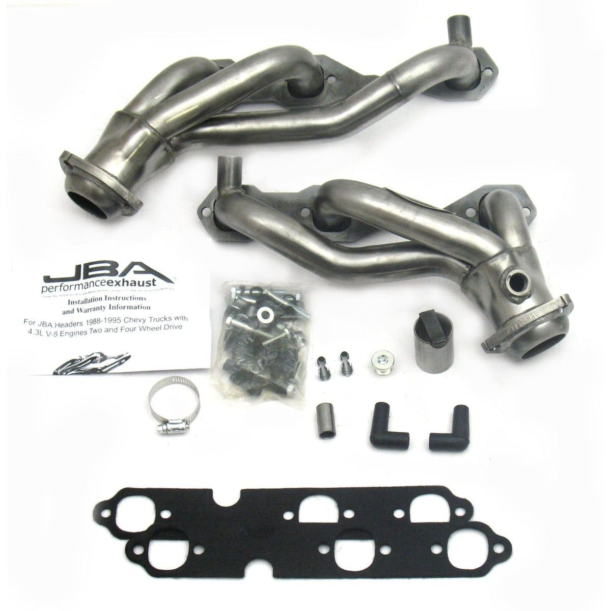 JBA Performance Exhaust 1841S 1841S 1 1/2 Shorty SS 88-95 GM Full Size Truck 4.3L