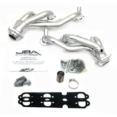 JBA Performance Exhaust 1841SJS 1841SJS 1 1/2 Shorty SS 88-95 GM Full Size Truck 4.3L Slvr Crmc