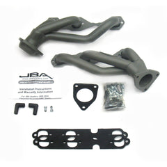 JBA Performance Exhaust 1842S-9JT 1842S-9JT 1 1/2 inch Shorty Stainless Steel 03-12 GM Truck 4