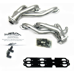JBA Performance Exhaust 1842SJS 1842SJS 1 1/2 Shorty SS 96-99 GM Full Size Truck 4.3L Slvr Crmc