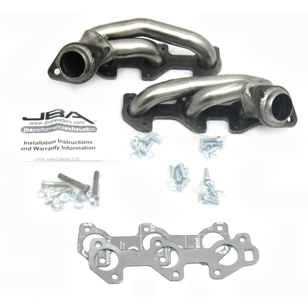 JBA Performance Exhaust 1930S 1930S 1 1/2 Shorty SS 03-05 Jeep Liberty 3.7L