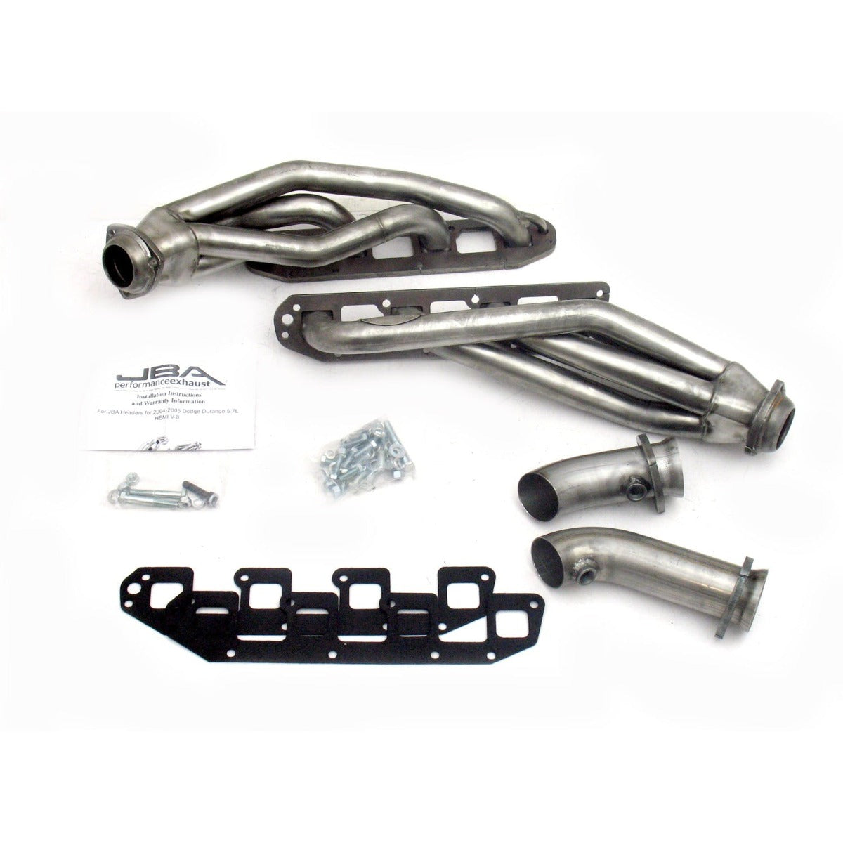 JBA Performance Exhaust 1962S 1962S 1 5/8 inch Shorty Stainless Steel 04-08 Hemi Durango