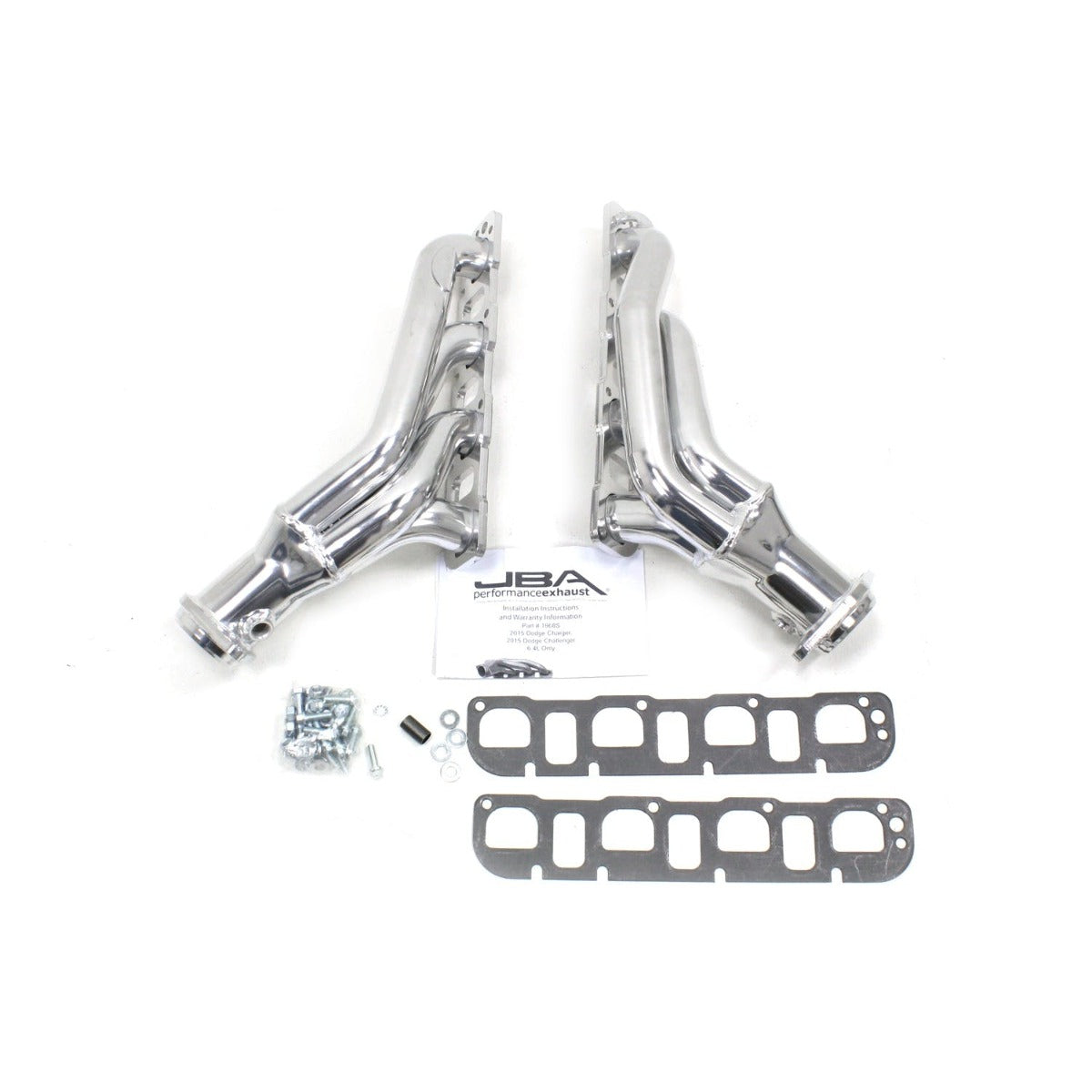 JBA Performance Exhaust 1968SJS 2015  6.1/6.4L Chllngr/Chrgr/Mgnm/300C Silver Ceramic
